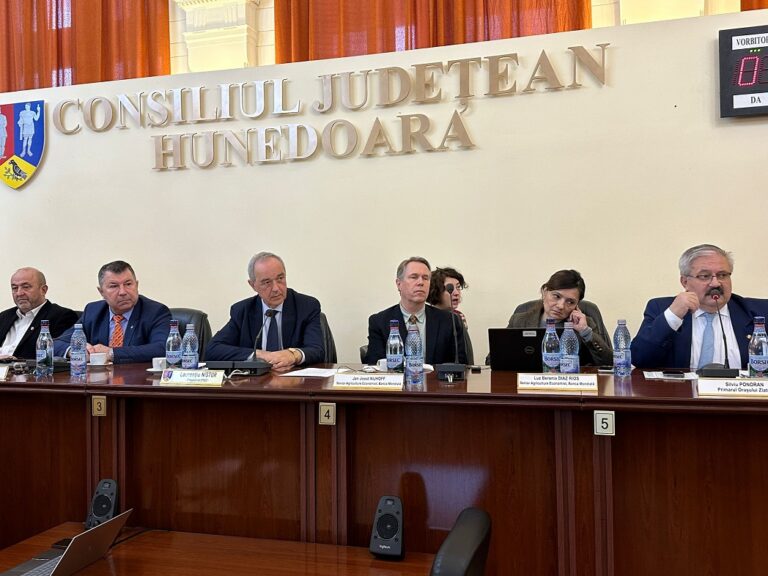Consultare privind elaborarea Strategiei Integrate de Dezvoltare pentru Zonele Montane, eveniment desfășurat la Consiliul Județean Hunedoara
