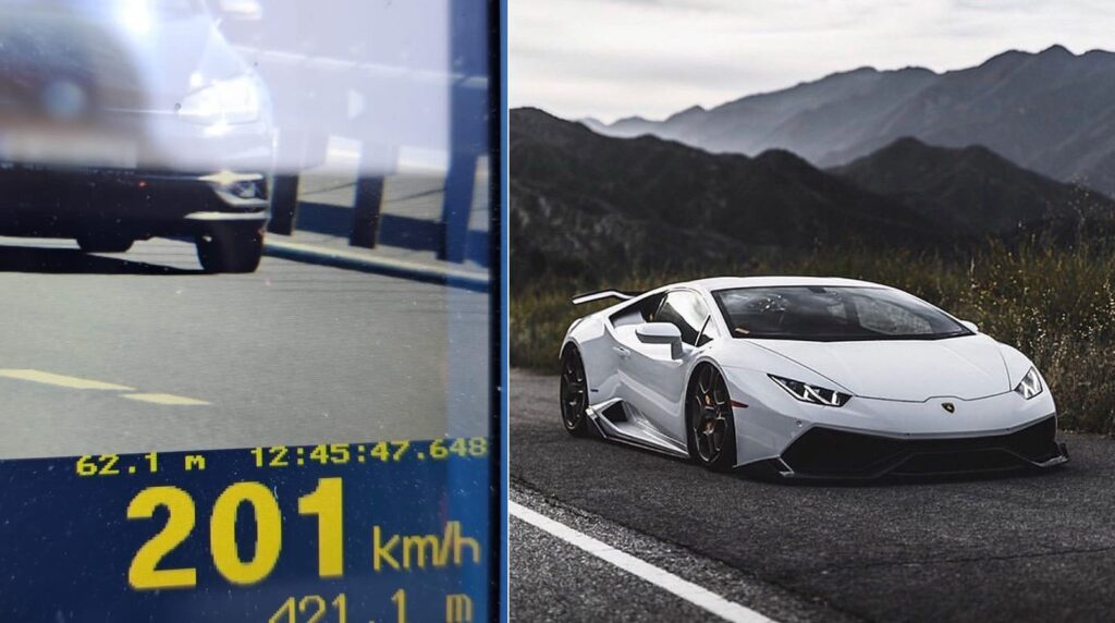 S-au crezut la F1 pe A3 Turda-Gilău dar au fost prinși de polițiști: Hamilton de Ardeal avea 201 km/h