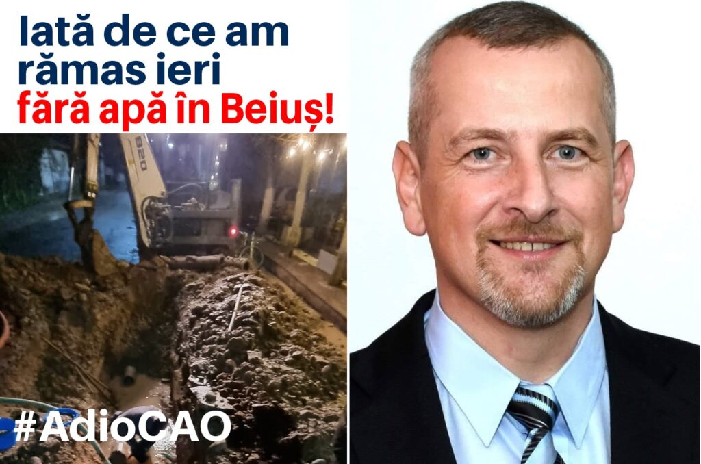 Ca pe vremea lui bunicu: Beiuș a rămas ore în șir fără apă pentru că nu au avut „piese de schimb”
