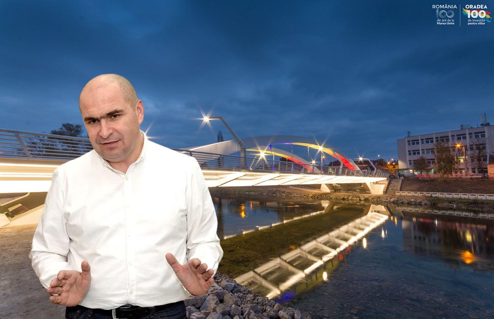 Bolojan: În doi ani, după ce am redus personalul primăriei cu 30% am făcut un pod peste Crișul Repede