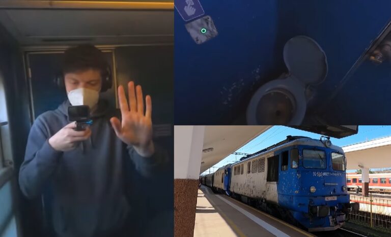 Un turist britanic după ce a mers cu „foamea”, trenul de la Timișoara la Cluj: „Sunt cele mai rele condiții la clasa I din Europa”