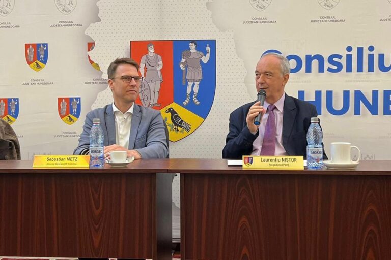 Investitori germani în Hunedoara. Nistor: Apreciem în mod deosebit modelul german! Orice parteneriat sau investiție poate să atragă dezvoltare durabilă în județul Hunedoara