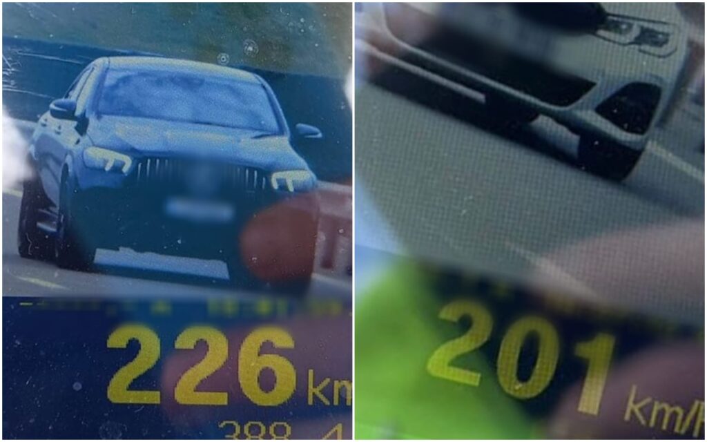 A crezut că dacă are BMW și gonește cu 226 km/h este de neoprit: Poliția i-a reținut instant permisul!