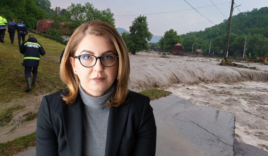Pollyanna Hangan despre mânuța de bani dată comunelor Vața de Jos și Baia de Criș, după inundații: „Peticirea” nu înseamnă prevenție!