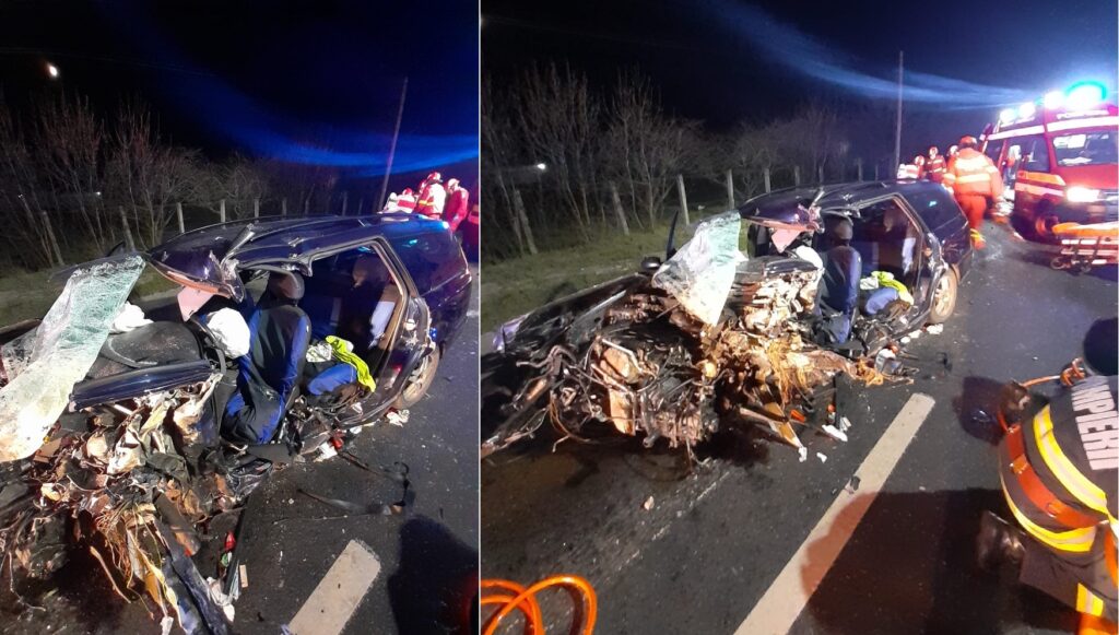 (FOTO) Accident MORTAL pe DN1E60 Cluj-Oradea în Florești: Imaginile de la accident sunt teribile!