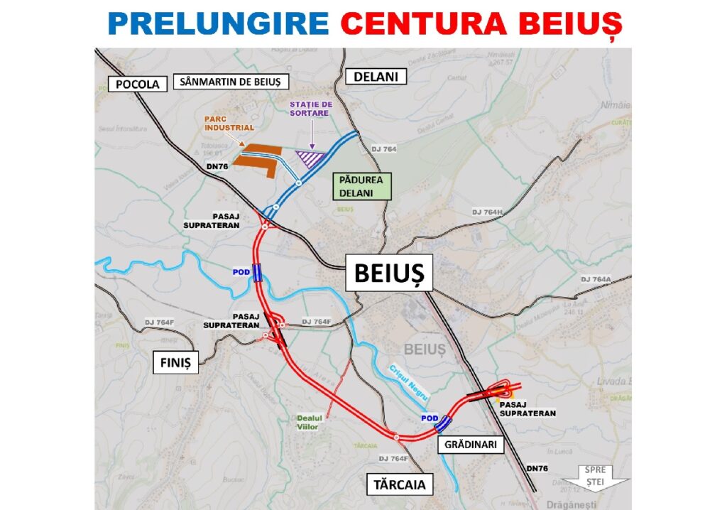 A fost desemnat constructorul pentru realizarea etapei a II-a a Centurii Beiuș