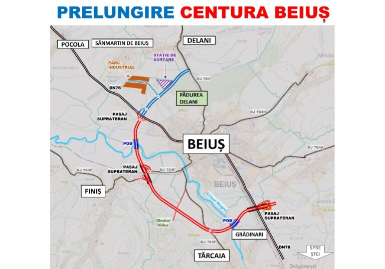 A fost desemnat constructorul pentru realizarea etapei a II-a a Centurii Beiuș