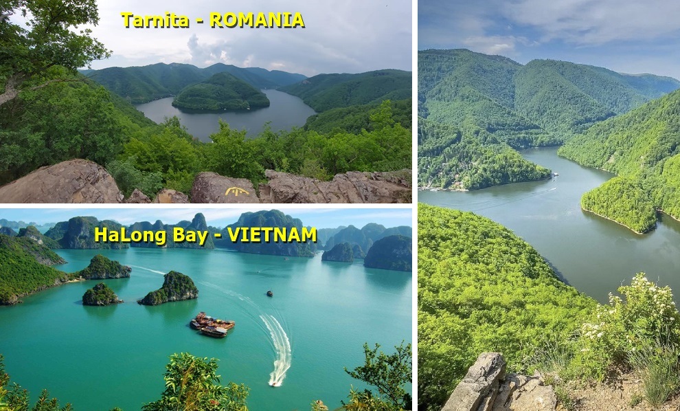 Piatra lui Dan de la Tarnița, comparată cu minunatele peisaje de la HaLong Bay din Vietnam