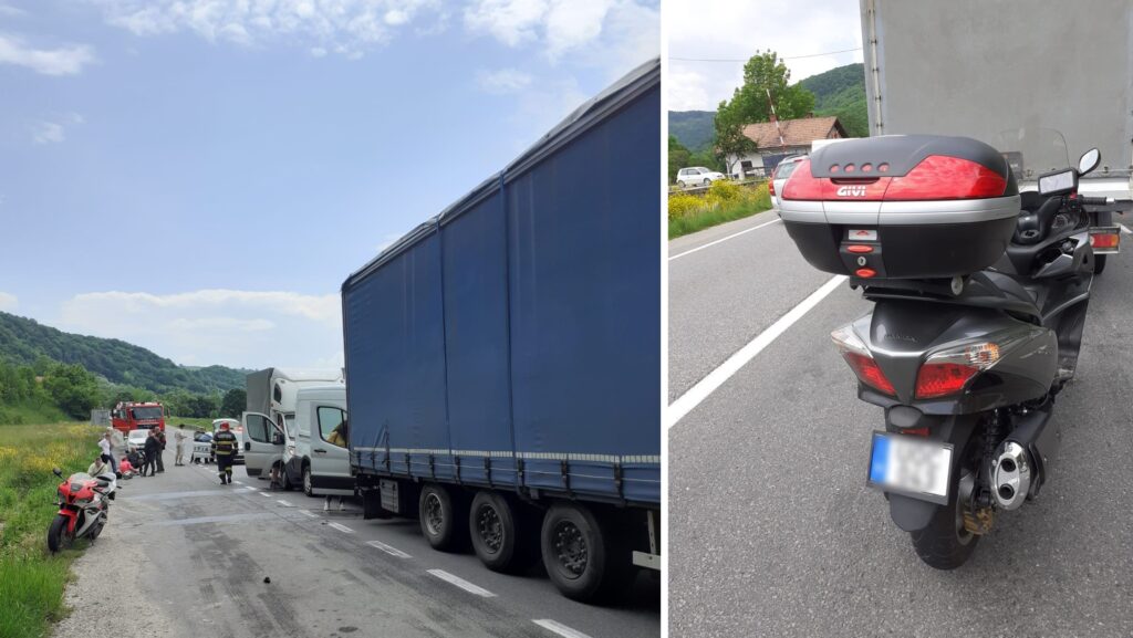 Accident în Valea Drăganului pe DN1R60 Cluj-Oradea: Au fost implicate două camionete și un TIR!