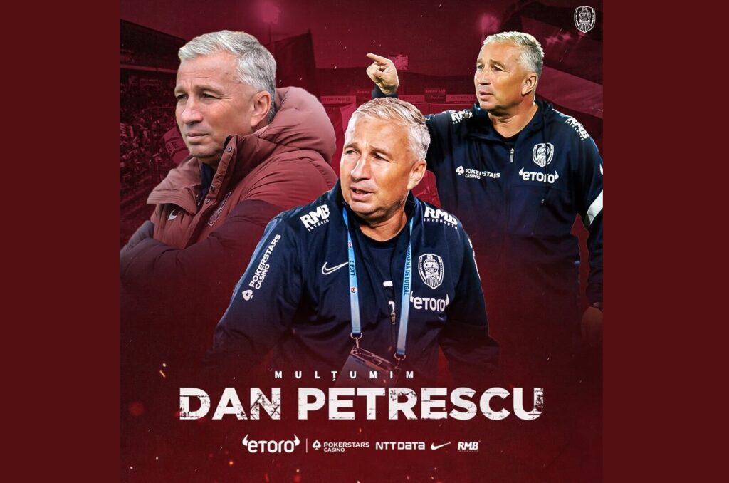 Dan Petrescu pleacă de la CFR Cluj: A ajuns la o înțelegere amiabilă cu oficialii CFR