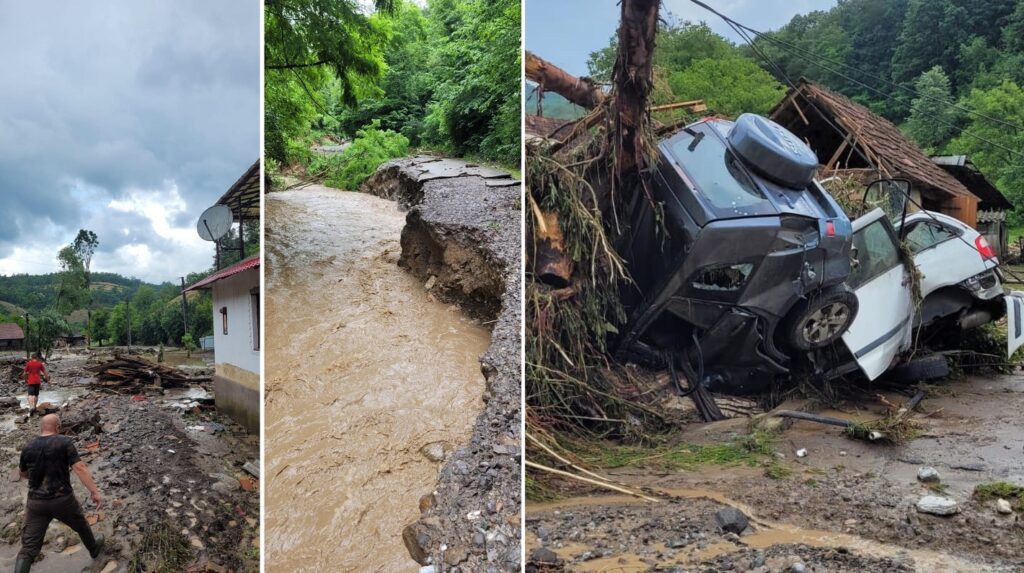 A doua zi după catastrofa de la Brazii, situația continuă să fie critică în zona calamitată