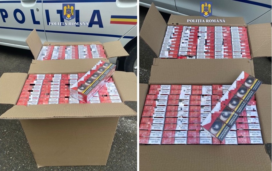 Un bărbat din Brusturi a fost depistat cu 20.000 de țigarete netimbrate legal: A crezut că „driblează” poliția!
