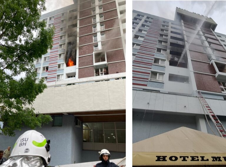 14 victime în urma unui incendiu izbucnit la hotelul Mureș din Băile Felix