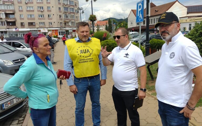 AUR a „descins” în Brad și Crișcior: Poluarea de la Gura Barza și lipsa locurilor muncă, printre problemele semnalate