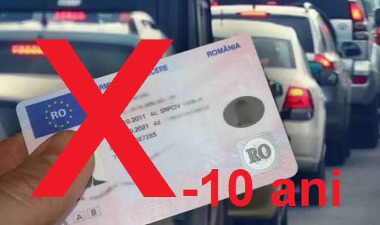 Șoferii băuți sau drogați vor fi lăsați fără permis pentru o perioadă de 10 ani