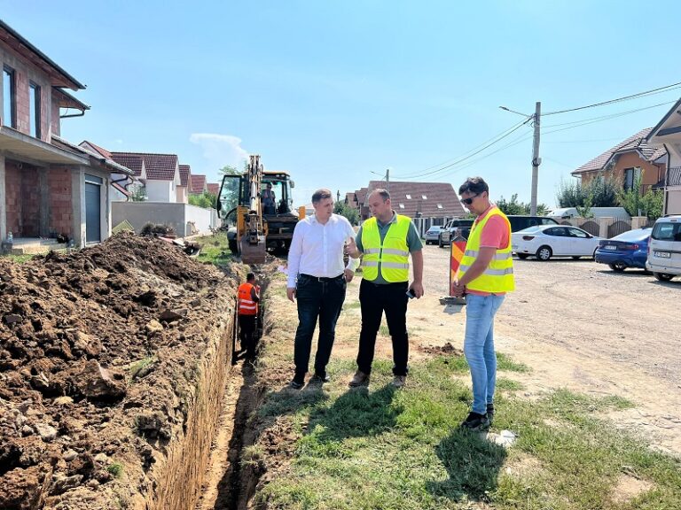Au început lucrările la introducerea rețelei de distribuție a gazelor naturale din Sânmărtin