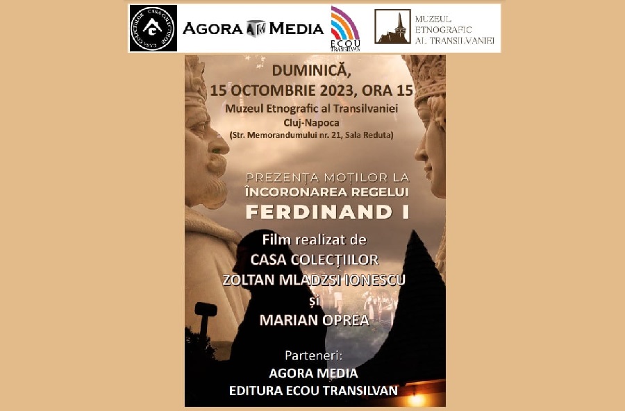 Filmul documentar „Prezența Moților la încoronarea Regelui Ferdinand I” se va putea viziona în Cluj-Napoca