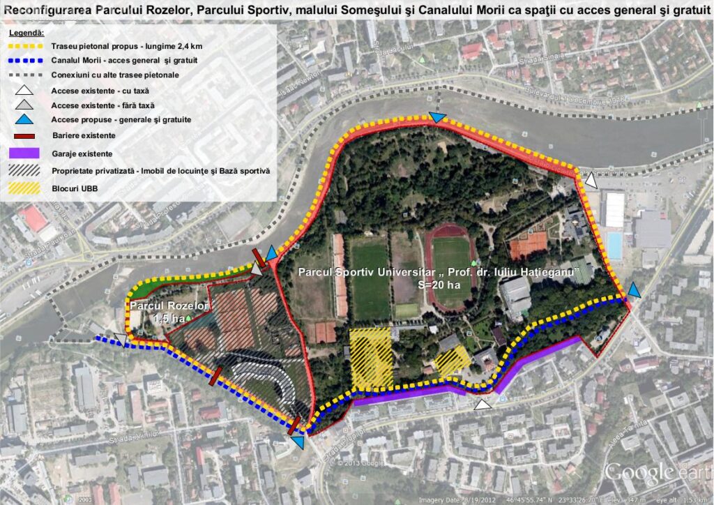 Deschiderea porților parcului Iuliu Hațieganu din Cluj-Napoca: O „scrisoare pierdută” spre UBB și o mică conflagrație locală Dohotaru – Papahagi