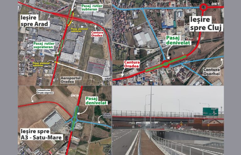 Pasaje rutiere noi în zona metropolitană Oradea: Infrastructură gândită de Bolojan este la nivel de Londra