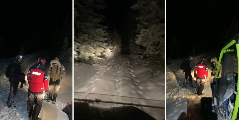 2 turiști imprudenți, surprinși de întuneric pe traseul Circuitul Custurilor, au fost recuperați de salvamontiștii bihoreni