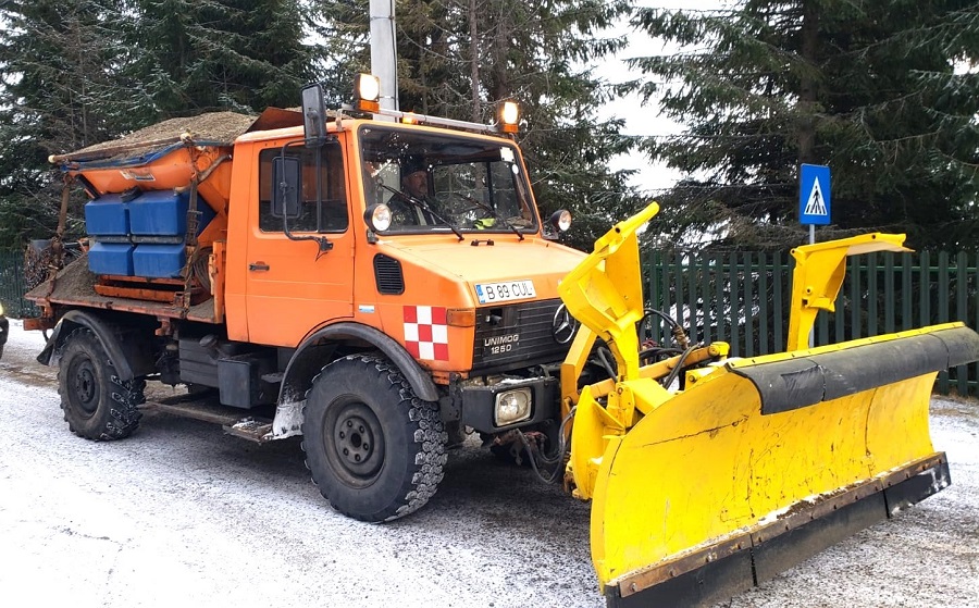 S-a acţionat pe drumurile județene situate pe raza zonei Gilău – Huedin