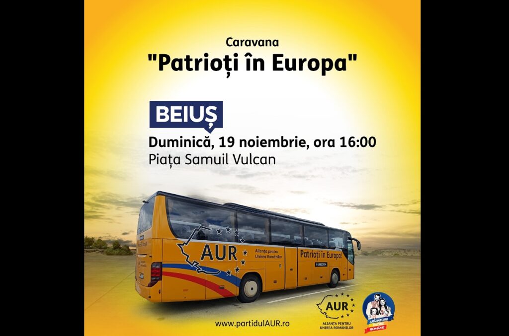 Candidații AUR pentru alegerile europarlamentare vin în Oradea și Beiuș