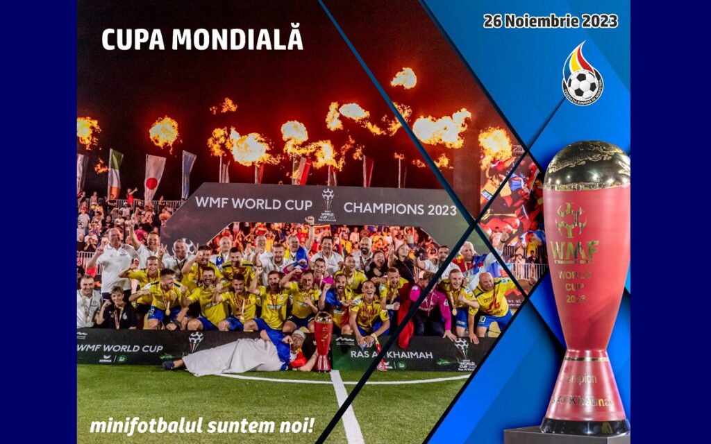 Prezentarea trofeului Cupei Mondiale de minifotbal, Hunedoara si Deva