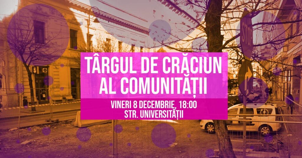Civicii clujeni organizează un Târg de Crăciun al Comunității. Prețurile de la târgul din Piața Unirii sunt nesimțit de mari!