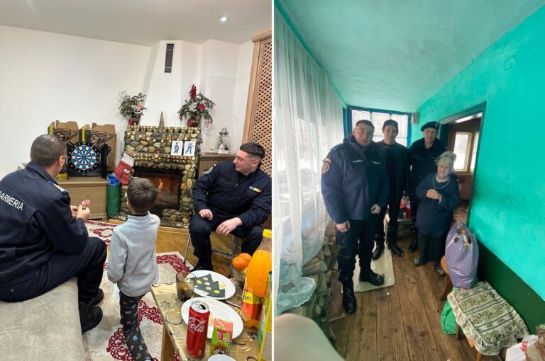 Jandarmii montani din Câmpeni ajutoare de nădejde ale lui Moș Crăciun 