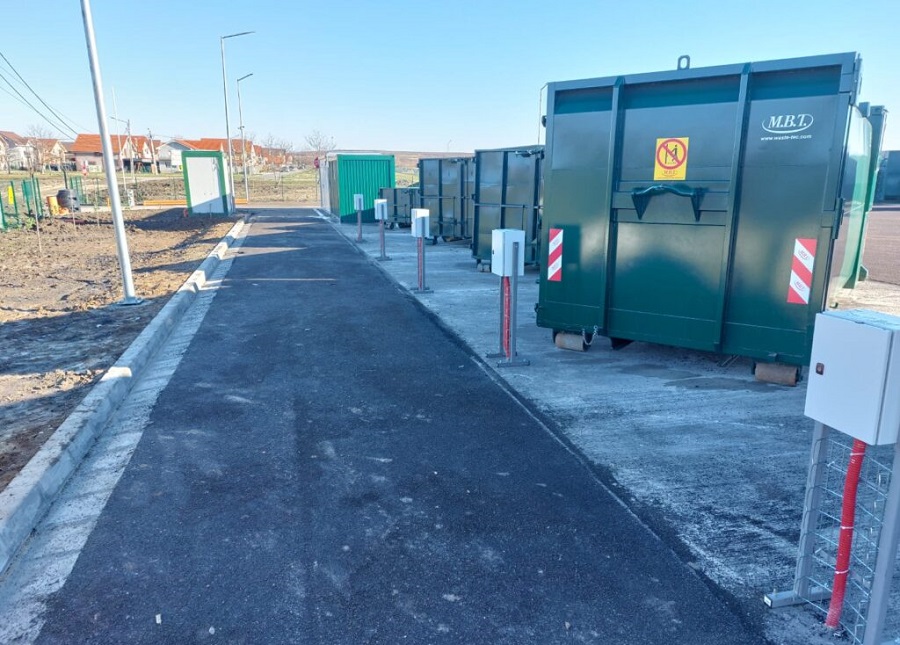 Au fost finalizate alte 12 platforme pentru depozitarea deșeurilor mari, inclusiv în Bratca, Vadu Crișului, Sânmartin și Tileagd