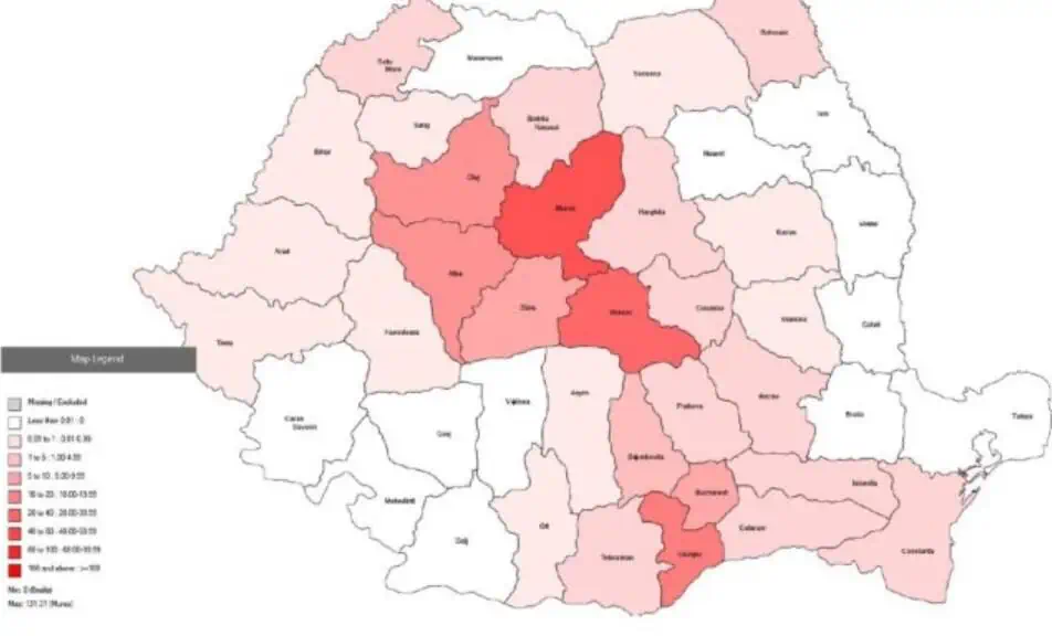 Epidemie de rujeolă în România: Alba și Cluj sunt în topul numărului de infectări!