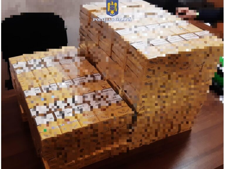12.000 de țigarete netimbrate, care ar proveni din contrabandă, confiscate de polițiștii bihoreni