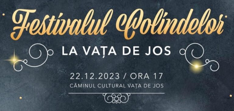 Festivalul Colindelor la Vața de Jos: Ne vor înCânta – Mariana Anghel, Vlad Lință, Teodora Petruț și Ionela Braica