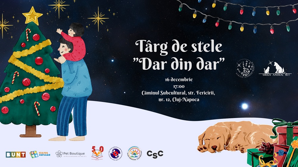 Iubitorii de animale sunt invitați să participe la un eveniment de suflet: Târg de stele. Dar din Dar!
