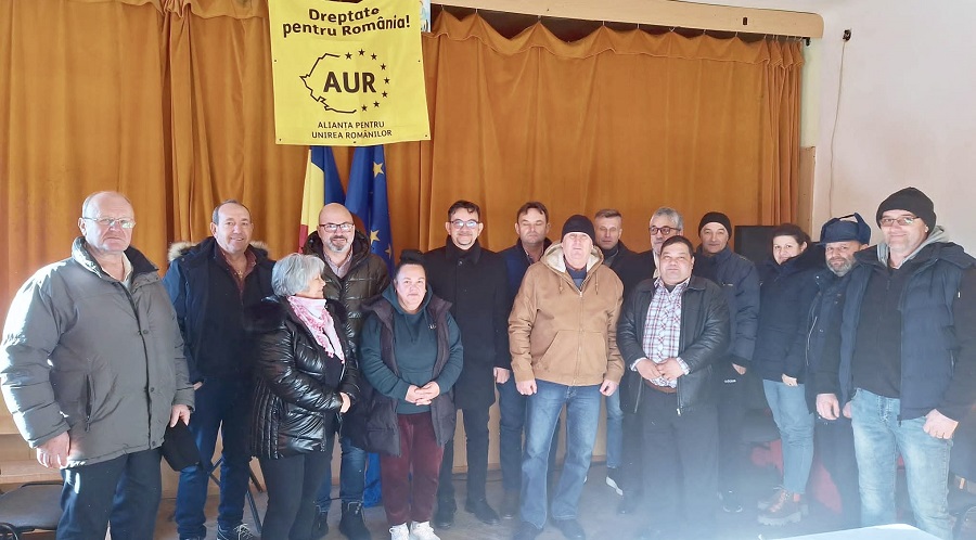 AUR a mai pus pe picioare o organizație la Baia de Criș. Bârstan: „Am dat drumul la o speranță pentru această comunitate”