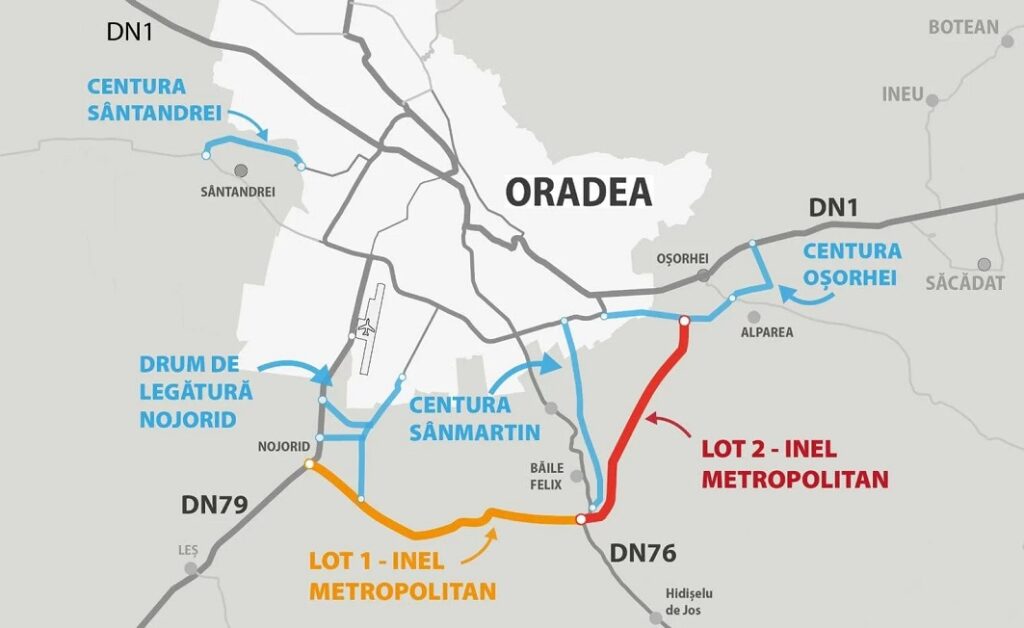 Stadiul fizic al lucrărilor pentru Inelul Rutier Metropolitan a ajuns la 20%