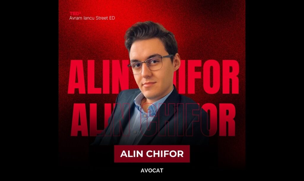 Alin Chifor, avocatul și influencerul clujean, prezent la TEDx Avram Iancu în 16 martie