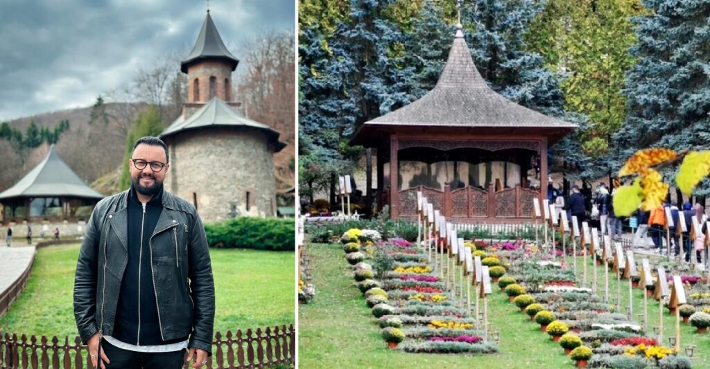Cătălin Măruță și-a început anul în locul în care se odihnește Arsenie Boca, Mănăstirea Prislop  