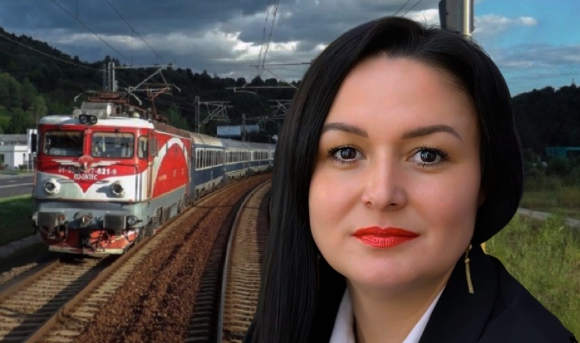 Consilierul local din Huedin, Oana Goga, prezintă mersul autocarelor care vor înlocui trenurile, pe ruta Cluj-Napoca – Oradea