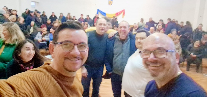 Tiberiu Bârstan: Am înființat 3 organizații în Țara Zarandului, în Vața de Jos, Tomești și Ribița! În Vața de Jos, 200 de oameni i-au primit pe liderii AUR Hunedoara!