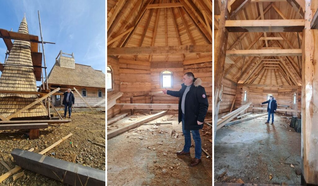 Viorel Matiș: Construcția lăcașului de cult din Smida continuă. Cei care locuiesc în sat nu vor mai merge pe jos duminica până la Giurcuța
