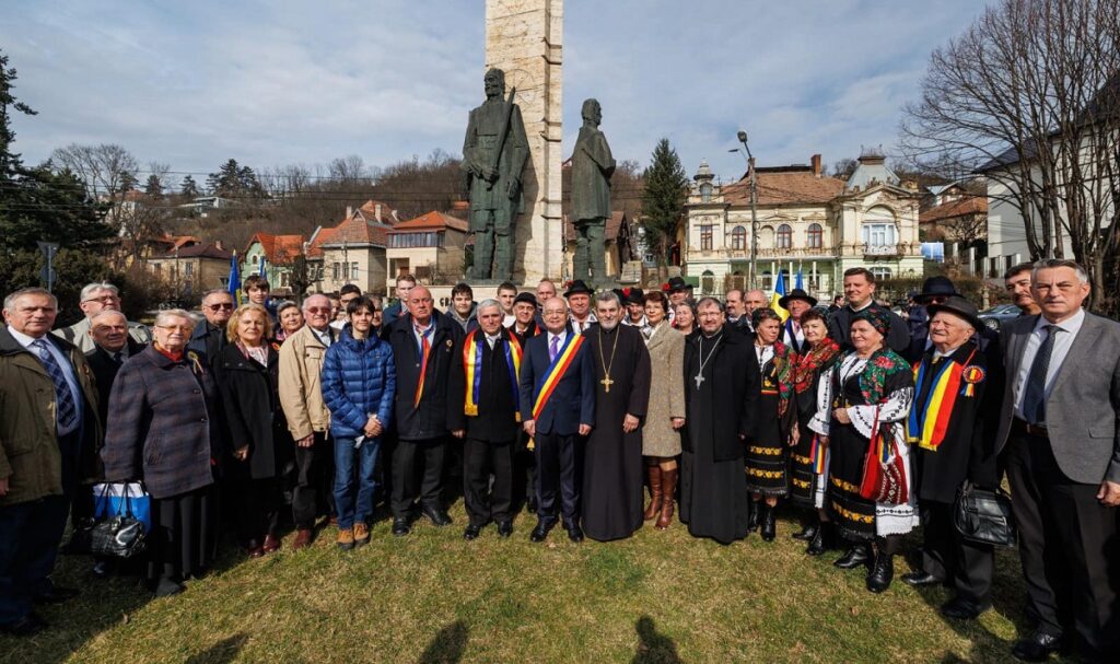 Clujenii i-au comemorat pe eroii moților Horea, Cloșca și Crișan. Boc: Fără ei n-am fi avut nici 1848, nici Unirea din 1918!