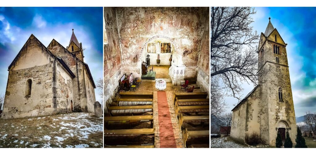 Biserica Reformată din Sântămăria Orlea, una dintre cele mai frumoase biserici de piatră din Transilvania