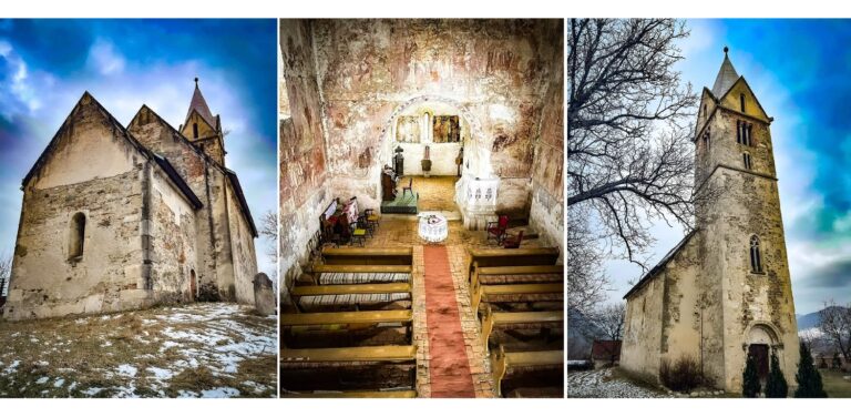Biserica Reformată din Sântămăria Orlea, una dintre cele mai frumoase biserici de piatră din Transilvania
