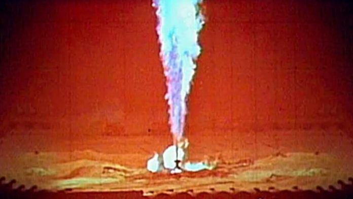 (VIDEO) Un incendiu care a durat de 1.064 de zile a fost stins de sovietici cu o bombă atomică