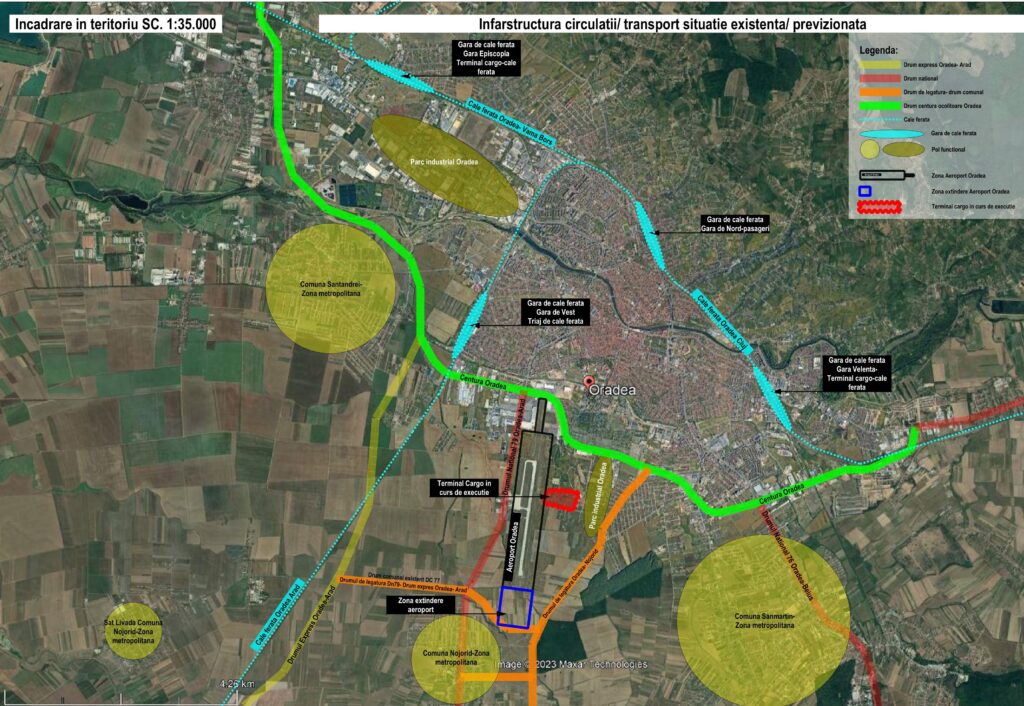 Masterplan pentru dezvoltarea zonei Aeroportului Oradea