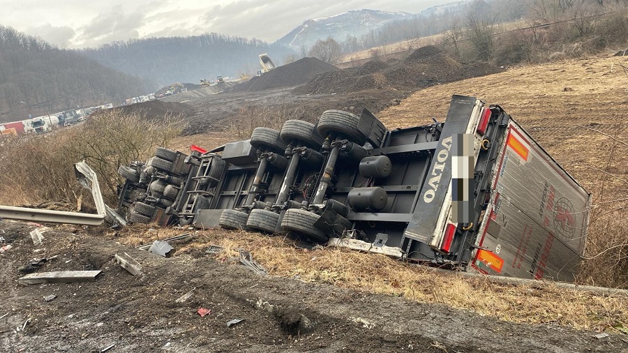 Doi bărbați au decedat într-un accident pe DN1-E60, între Bologa și Huedin