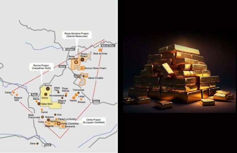România deţine în subteran peste 1.500 tone aur: Dacă-l exploatăm acoperim 50% din datoria publică!