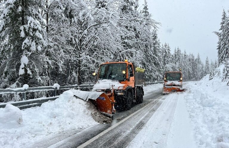 Ninsorile abundente au produs pagube în Alba
