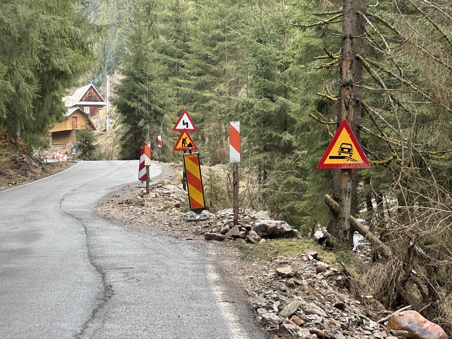 Încep lucrările de reparații la DN1R, drumul Huedin – Beliș – Albac numit și „Transursoaia”, în Alba